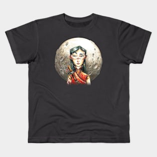 The Swordswoman and the Moon Kids T-Shirt